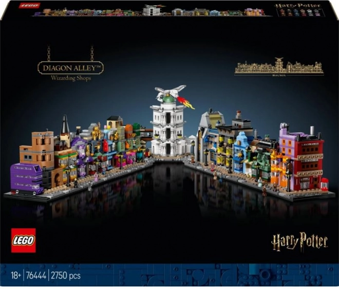LEGO Harry Potter Varázsló Boltok Miniatűr Modellje a Zsebpiszok Közben