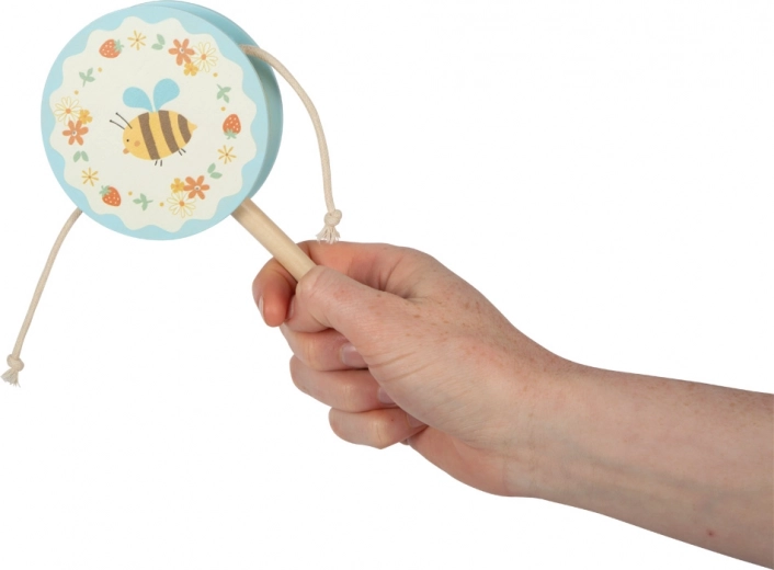 Vidám méhecske- és virágminta