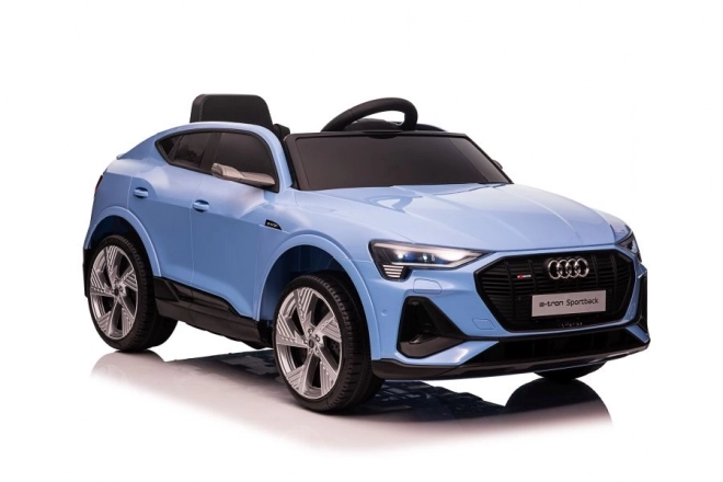 Audi E-Tron Akkumulátoros autó kék QLS-6688