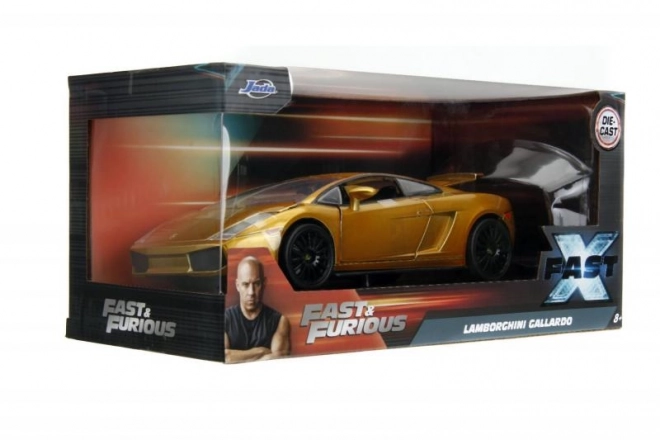 Gyors és dühös Lamborghini Gallardo modellautó 1:24 méretarányban