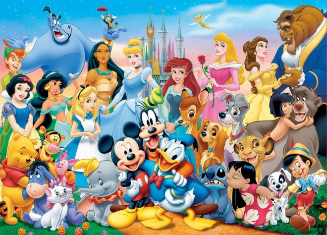 Csodálatos Disney világ Educa fa puzzle 100 darabos