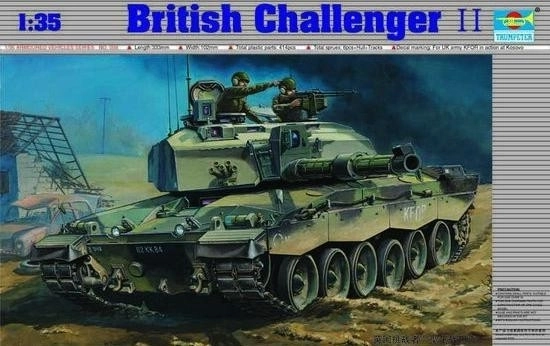 műanyag modell Brit Challenger II tank