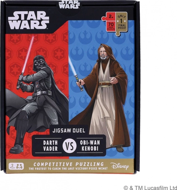 Puzzle párbaj Star Wars: Darth Vader vs Obi-Wan Kenobi