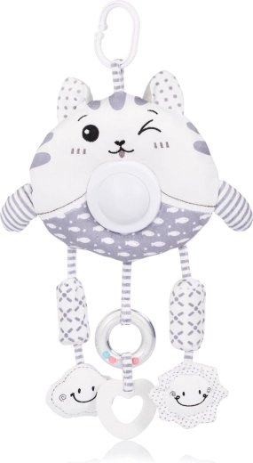 Plüss függő játék babakocsira és kiságyra Big Kitty