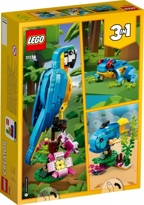 Exotikus papagáj LEGO Creator 3 az 1-ben