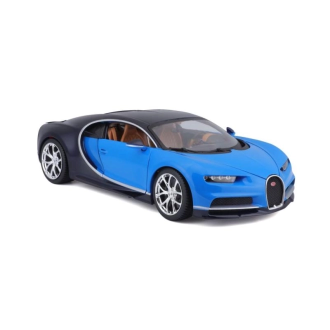 Bburago Bugatti Chiron modellautó kék/sötétkék 1:18