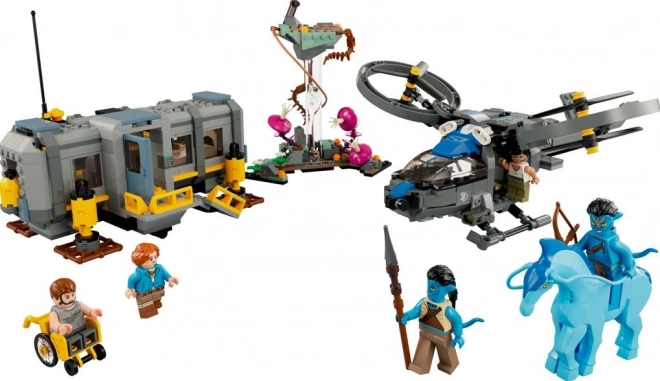 Lego Avatar Repülő Hegyek Állomás 26 és Samson ZPZ Játék Szett