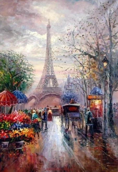 Gyémánt mozaik – Eiffel-torony ködben