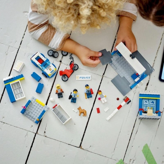 Lego city rendőrségi üldözés játékkészlet