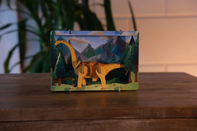 EscapeWelt 3D fa puzzle Brontosaurus