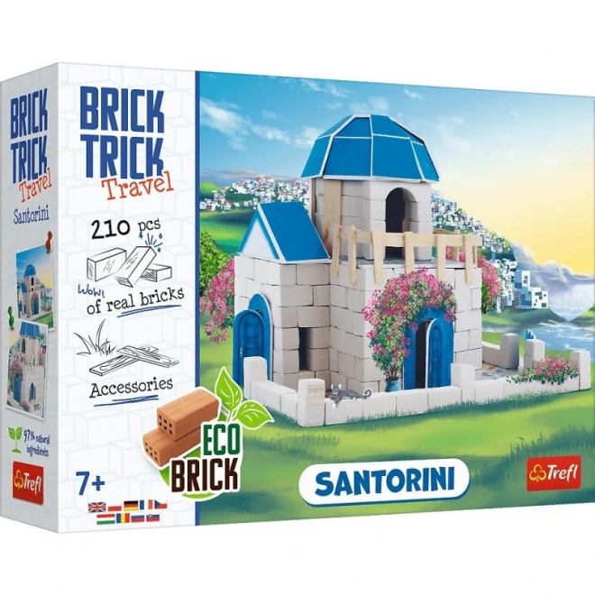 Santorini építőkészlet gyerekeknek - TREFL Brick Trick