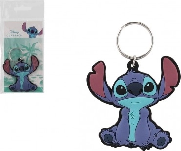 Gumiból készült kulcstartó Lilo és Stitch