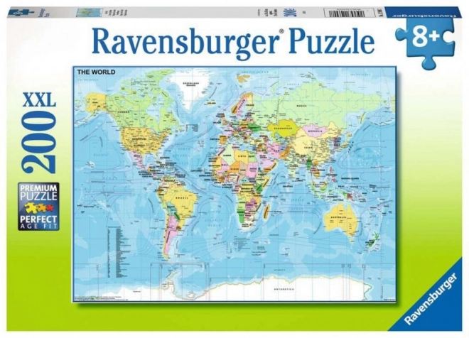 Ravensburger XXL Világtérkép Puzzle 200 Darab