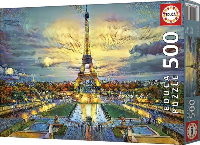 Eiffel-torony puzzle - 500 darabos Educa