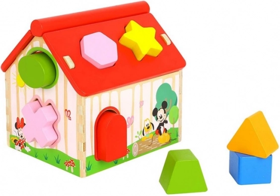 Fa bedobós házikó Disney figurás motívummal
