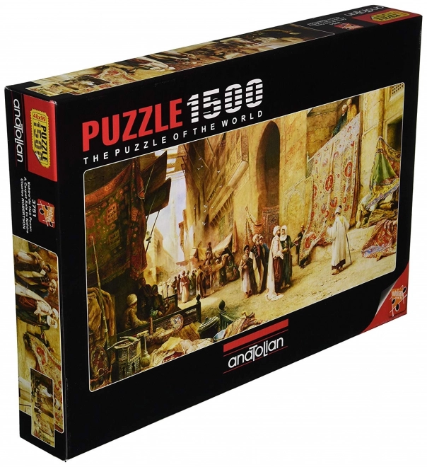 kairói szőnyegvásár panoráma puzzle - 1500 darab