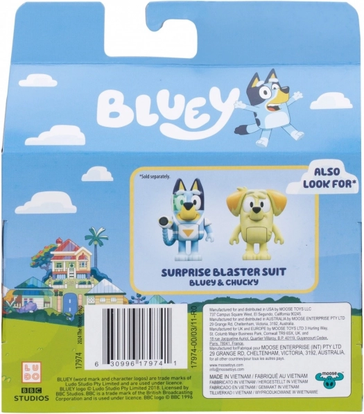 Bluey mese karakterfigurák 2-csomag