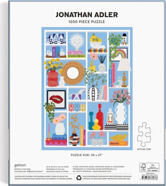 Puzzle 1000 darabbal - Jonathan Adler Shelfie