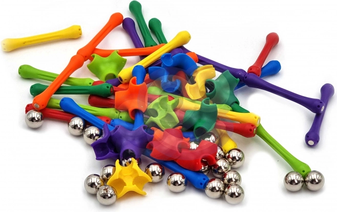 Mágneses építőelemek Woopie Kreatív puzzle 180 db