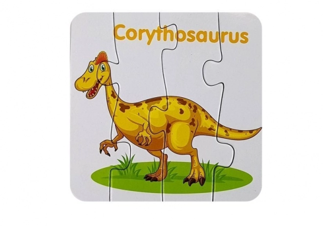 oktató dinoszaurusz puzzle angol nyelven