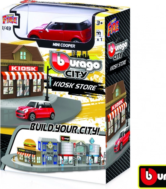 Fém autómodell Bburago City 1:43 Bolt