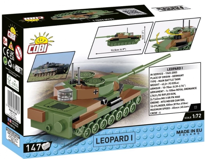 Leopard I építőjáték 147 darabos készlet