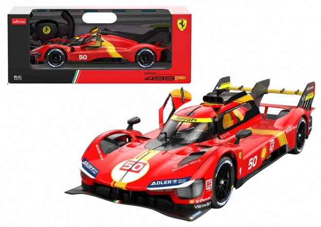 Távirányítós Sportautó Ferrari 499P Piros 1:24