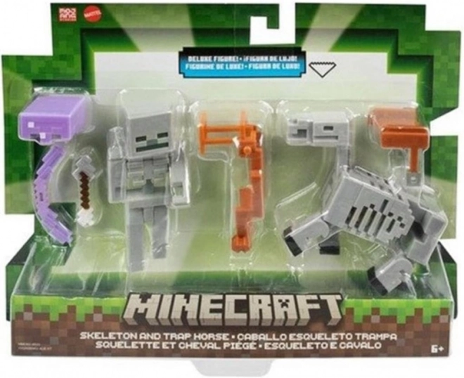 Minecraft harcosa és náraidtámadás figurakészlet