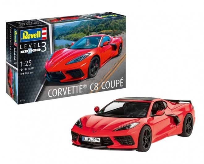 model autó Corvette C8 Coupe 1/25