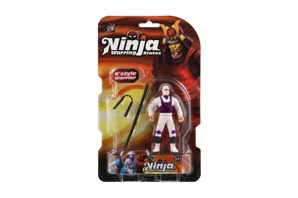 Ninja figura 10 cm kiegészítőkkel