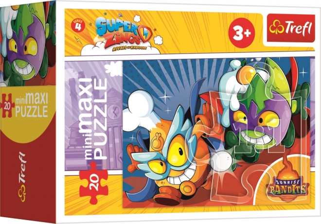 Trefl puzzle Kid Kazoom és Super Zings: ultra ritka 20 darabos