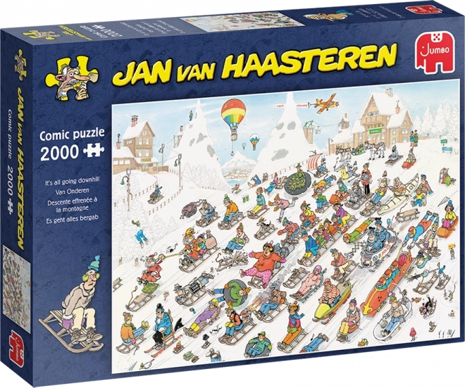 Jumbo puzzle JvH dombon lefelé 2000 darab