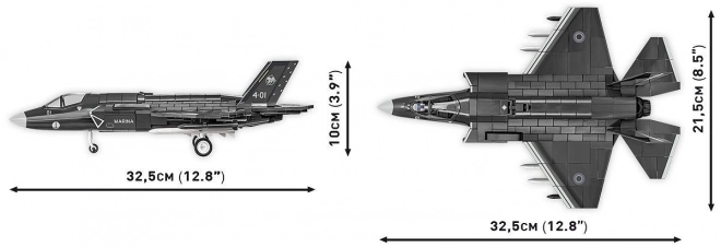 F-35B Lightning II repülőgép építőkészlet 610 darabos