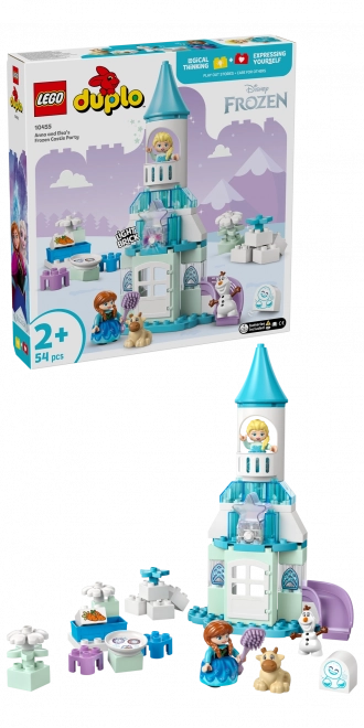 LEGO Duplo Disney Jégvarázs Anna, Elsa és a kastély ünnepe
