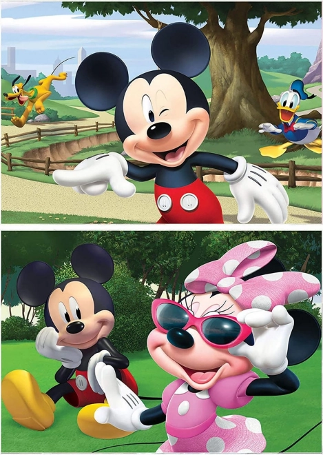 Mickey és barátai 2x20 darabos puzzle