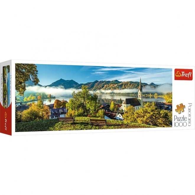 Trefl panorámás puzzle Schliersee-tó, Németország 1000 darabos