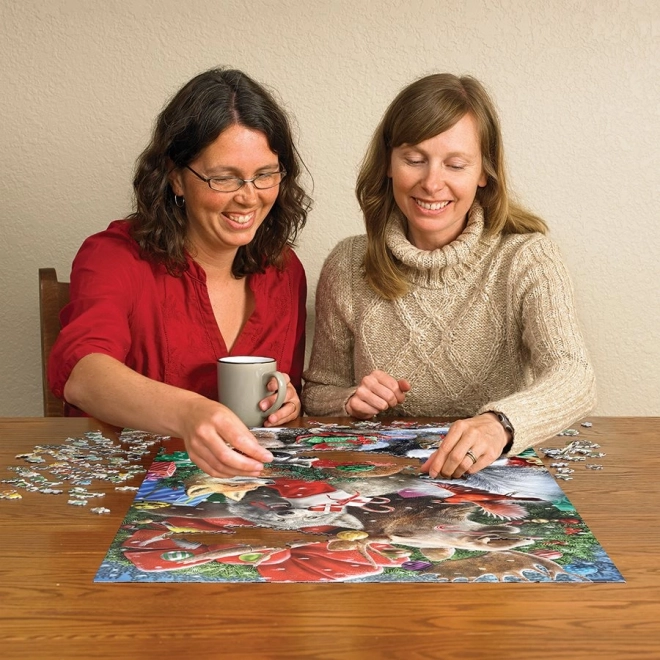 Sváteki barátok családi puzzle - 350 darabos