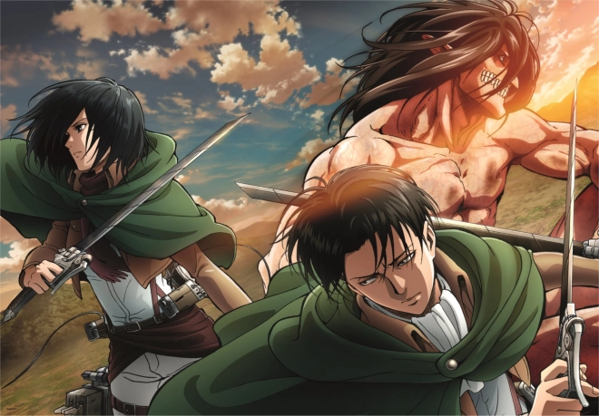 Clementoni anime puzzle: Attack On Titan 500 darabos