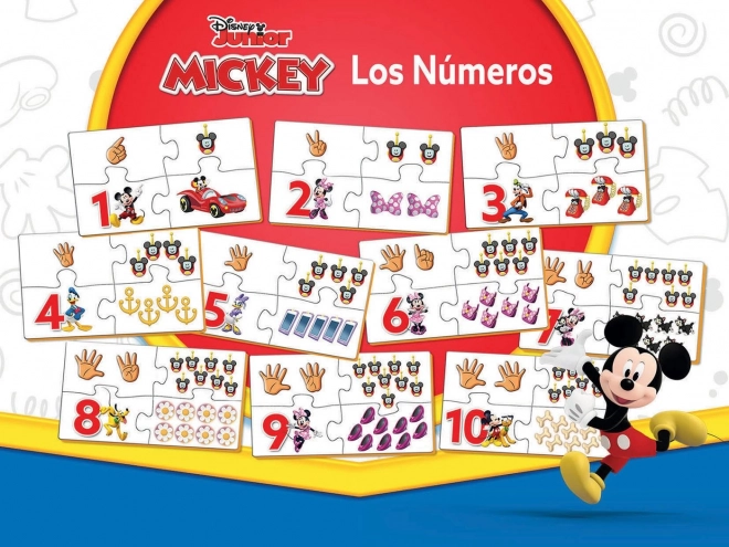 Educa puzzle mickey és barátai: számolás