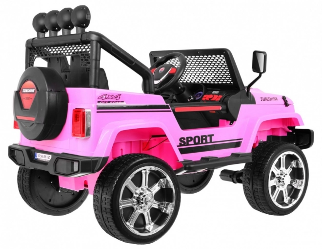 Terepjáró Raptor Drifter rózsaszín + Távirányító + 4x4 Meghajtás + Tárolóhely + Lassú indítás + LED MP3