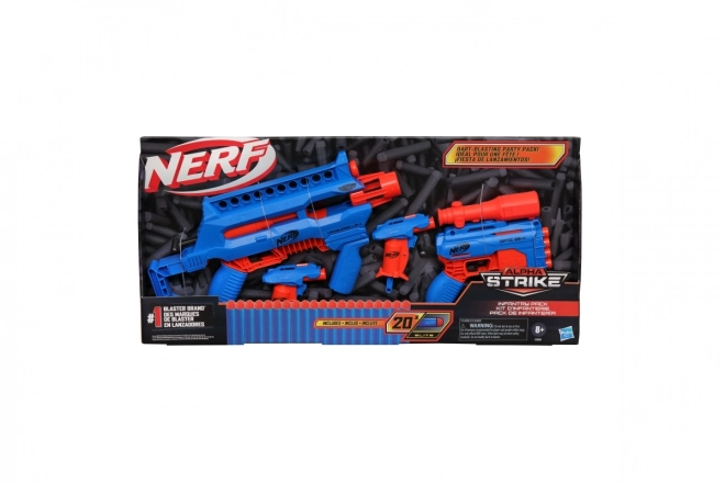 Nerf Alpha Strike blaster készlet 4 db és lövedékekkel