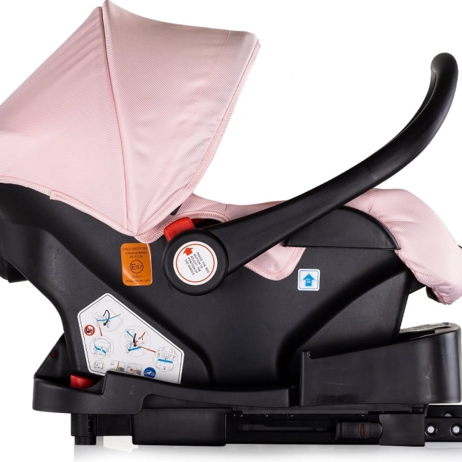 Chipolino Aura i-Size Gyerek autósülés Rózsaszín marshmallow