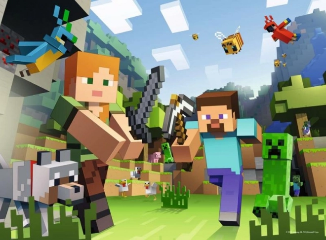 Minecraft puzzle 100 darabos