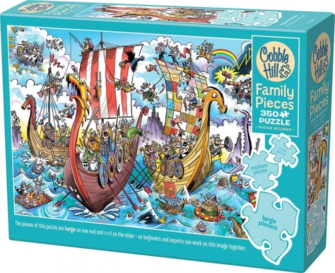 Cobble Hill családi puzzle - viking kaland 350 darab