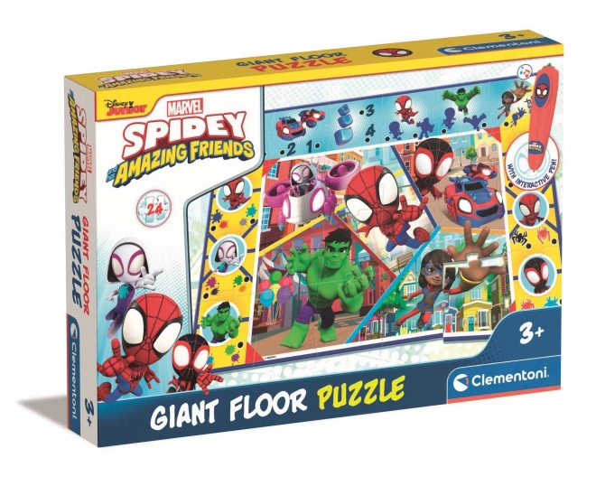 Podlós Puzzle Interaktív Tollal - Spidey És Csodálatos Barátai