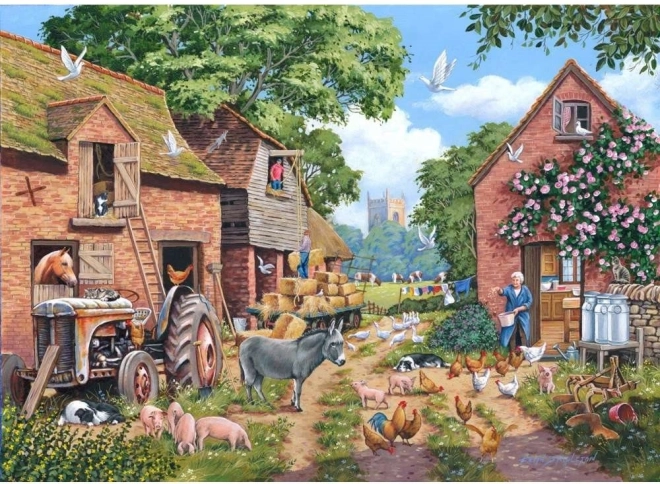 House of Puzzles Puzzle Fókusz a farmon 1000 darab