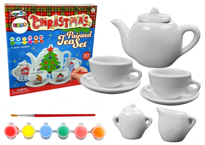 Karácsonyi kreatív barkács porcelánfestő készlet