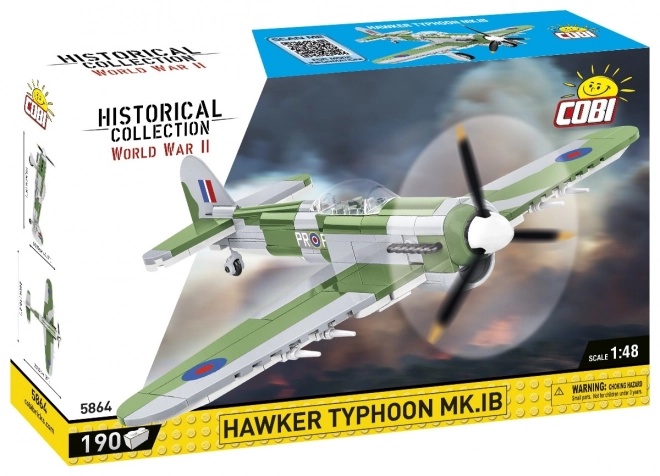 Hawker Typhoon Mk.1B építőkocka készlet