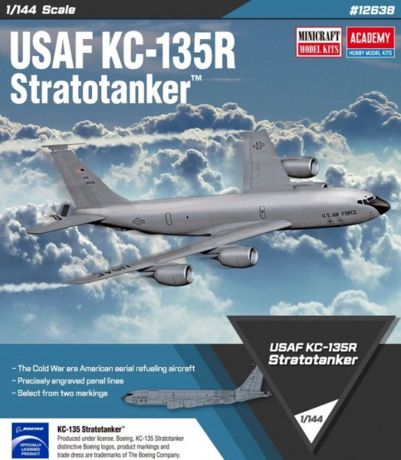 Usaf KC-135R Stratotanker 1:144 méretarányú műanyag repülőgép modell