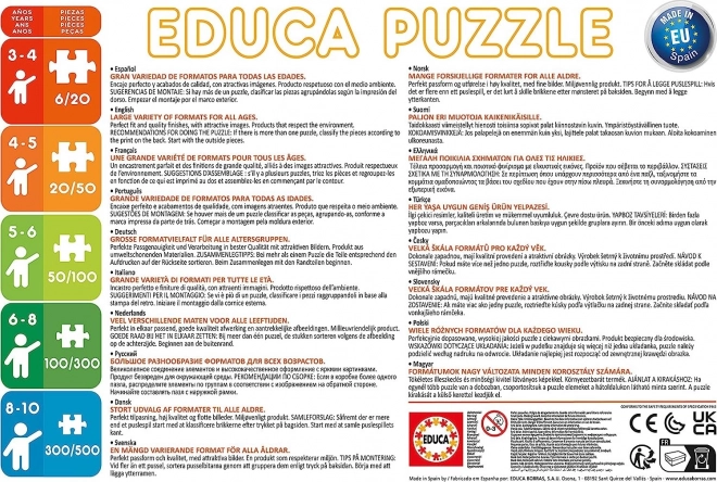 Educa Puzzle Életelemek között 2x48 darabos